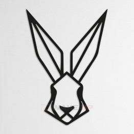 Объемная 3D картина из дерева "Кролик"