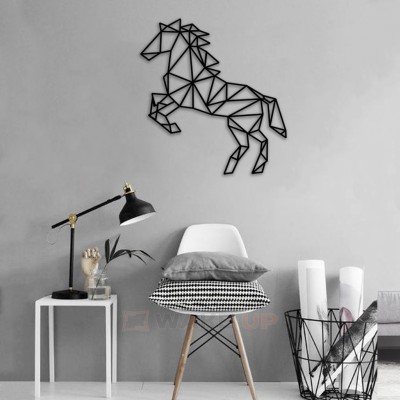 Об'ємна 3D картина з дерева "Кінь"