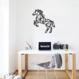 Объемная 3D картина из дерева "Лошадь"