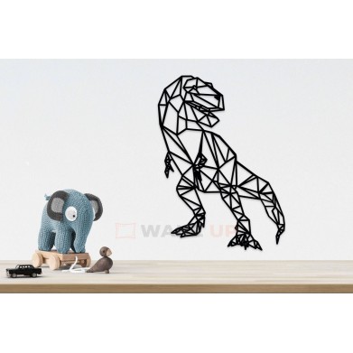 Объемная 3D картина из дерева "Тиранозавр"