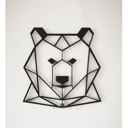 Объемная 3D картина из дерева "Simply bear"