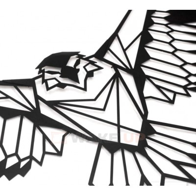 Объемная 3D картина из дерева "Парящий орел"