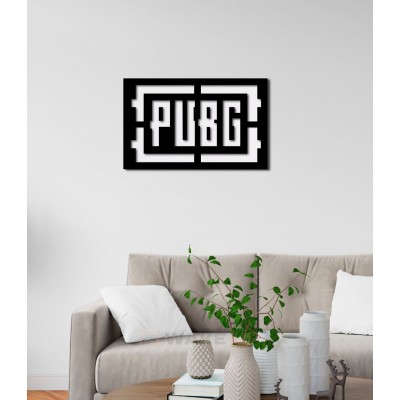 Об'ємна 3D картина з дерева "PUBG"