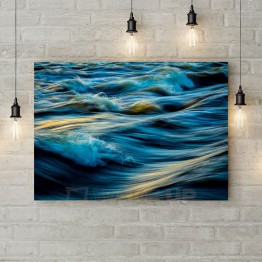 Картина на холсте "Синие волны"
