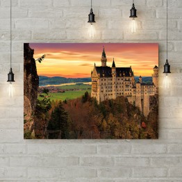 Картина на холсте "Замок Нойшванштайн"