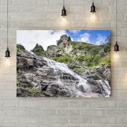 Картина на холсте "Горный водопад"