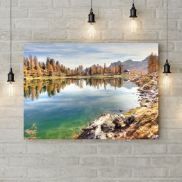 Картина на полотні "Річка в горах"