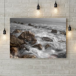 Картина на холсте "Вода и камни"