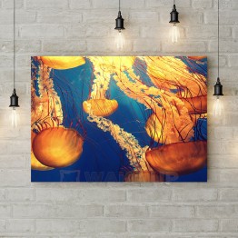 Картина на полотні "Медузи, що світяться"