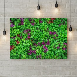 Картина на полотні "Фон із зелених квітів 5"