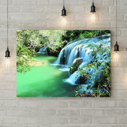 Картина на холсте "Потрясающие водопады"