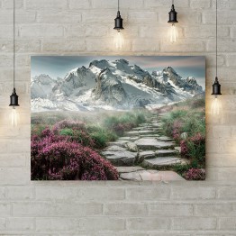 Картина на полотні "Кам'яна дорога в гори"