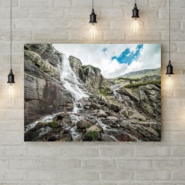 Картина на холсте "Каменный водопад"