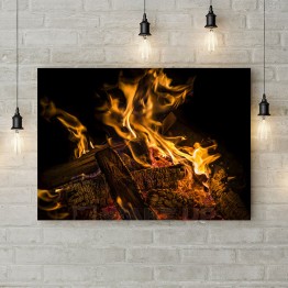 Картина на полотні "Вогняне палаюче"