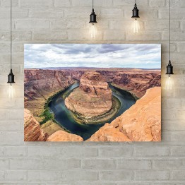 Картина на холсте "Изгиб подковы Аризона"