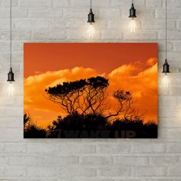 Картина на полотні "Захід сонця в савані"