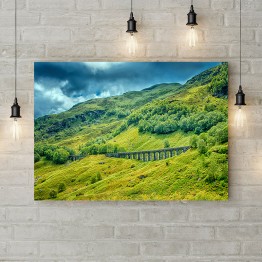 Картина на холсте "Дорога через гору"