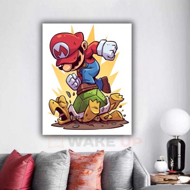 Картина на холсте Марио разрушитель