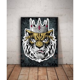 Картина на холсте Tiger King