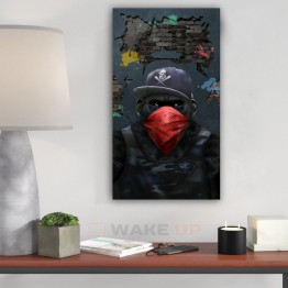Картина на холсте Горила в маске