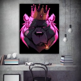 Картина на полотні King Bear Purple