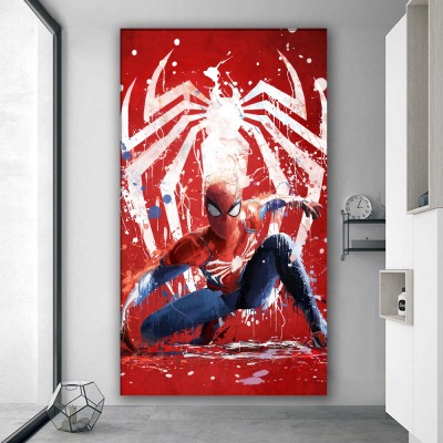 Картина на полотні Людина-павук в атаці