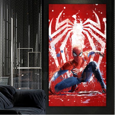 Картина на полотні Людина-павук в атаці