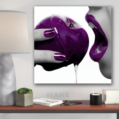 Картина на холсте Фиолетовое яблоко