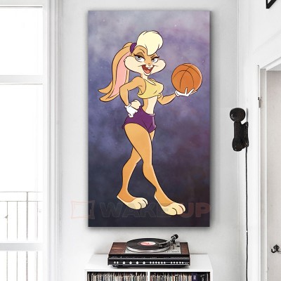 Картина на полотні Лола з м'ячем